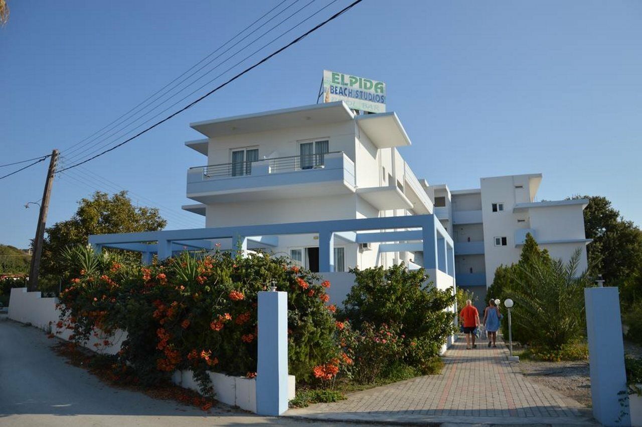 Elpida Beach Studios Faliraki Exteriör bild