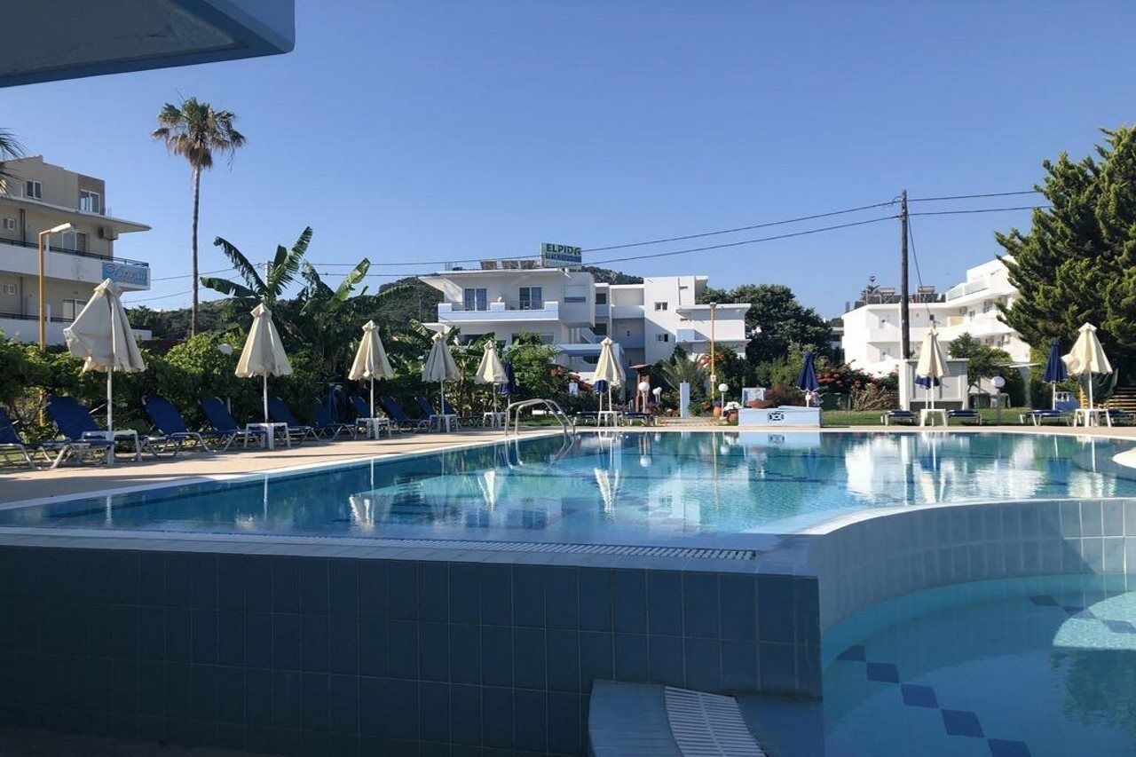 Elpida Beach Studios Faliraki Exteriör bild